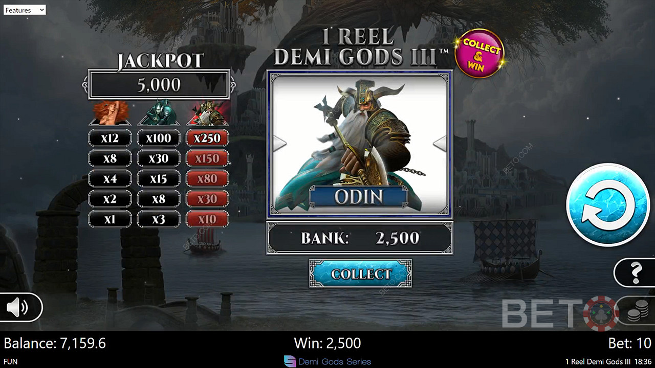 1 Reel Demi Gods III Gratis Spelen