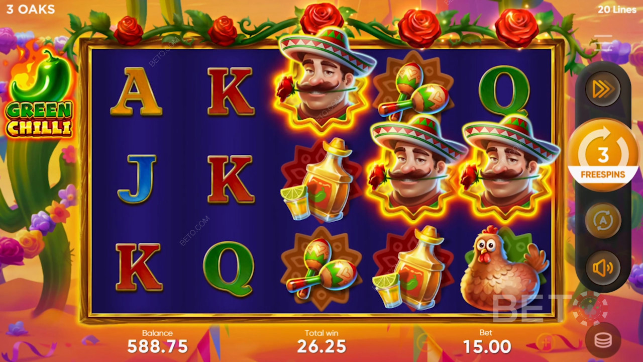Green Chilli Review door BETO Slots