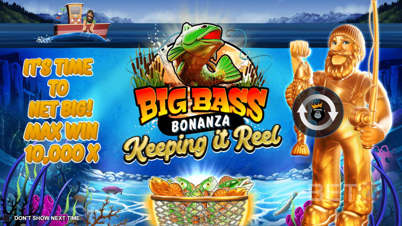 Win 10.000x je inzet in de Big Bass - Keeping it Reel Online Slot!