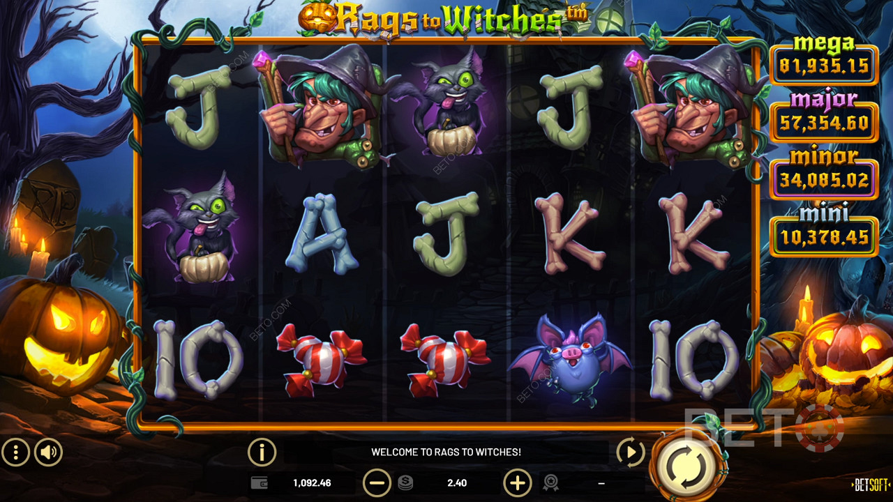 Rags to Witches Gratis Spelen