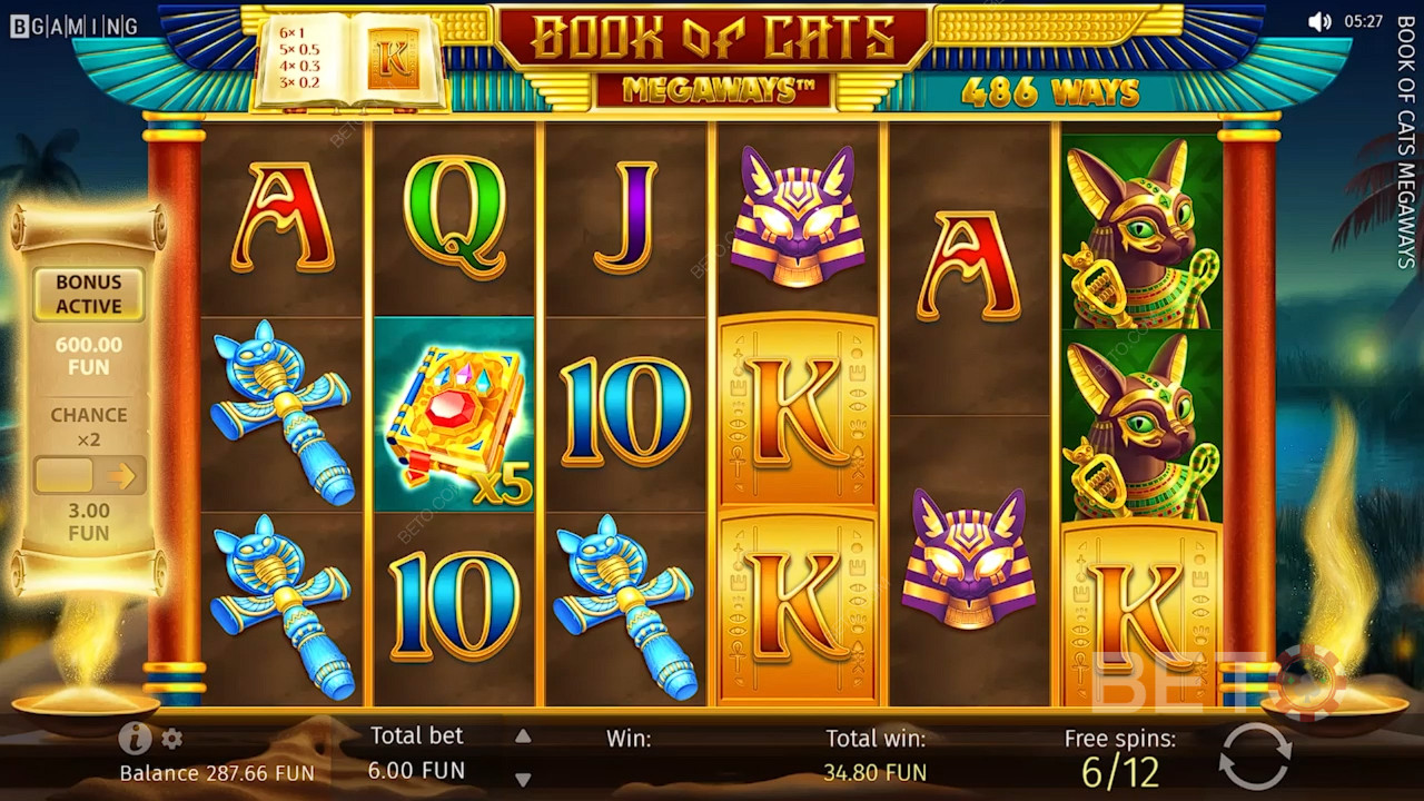 Book of Cats Megaways Review door BETO Slots