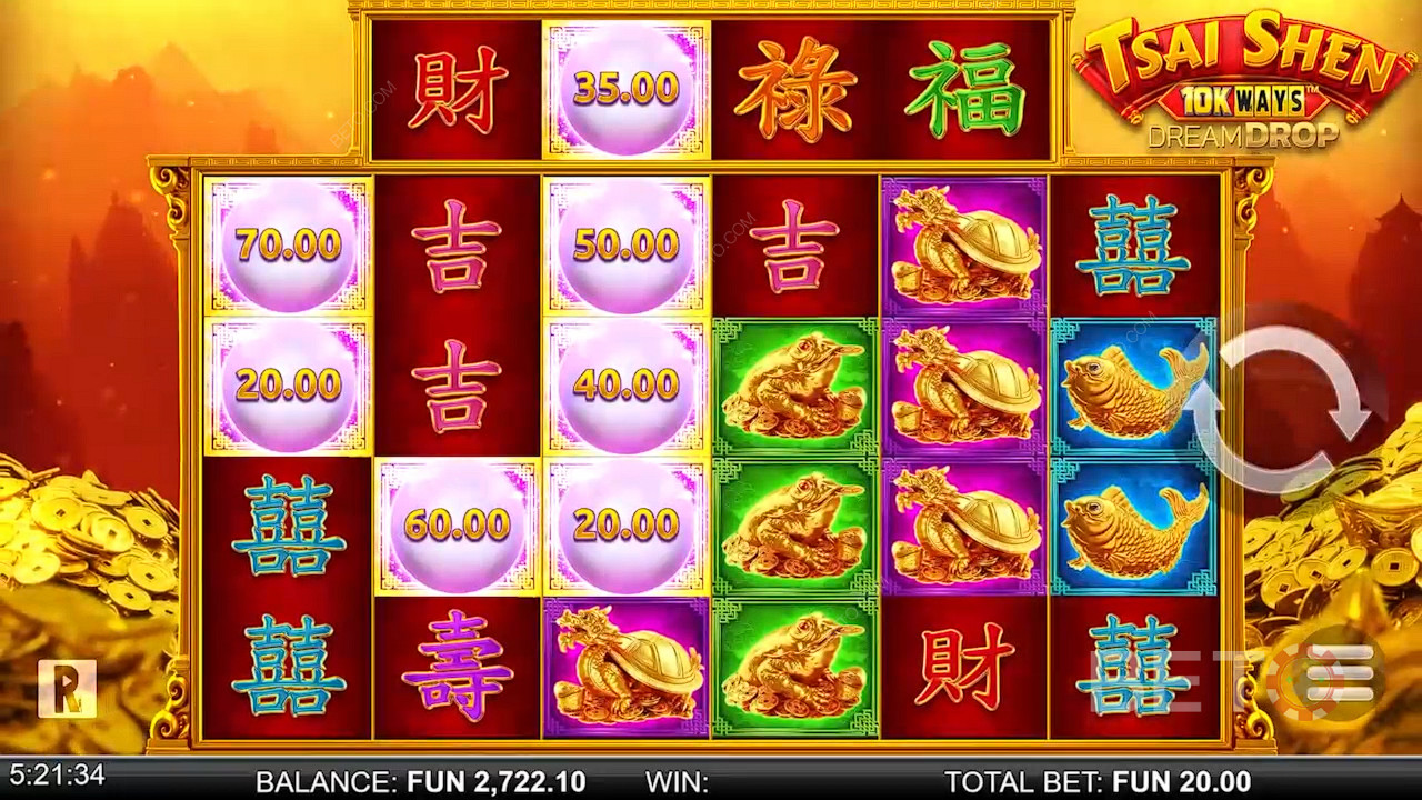 Tsai Shen 10K Ways Dream Drop Gratis Spelen