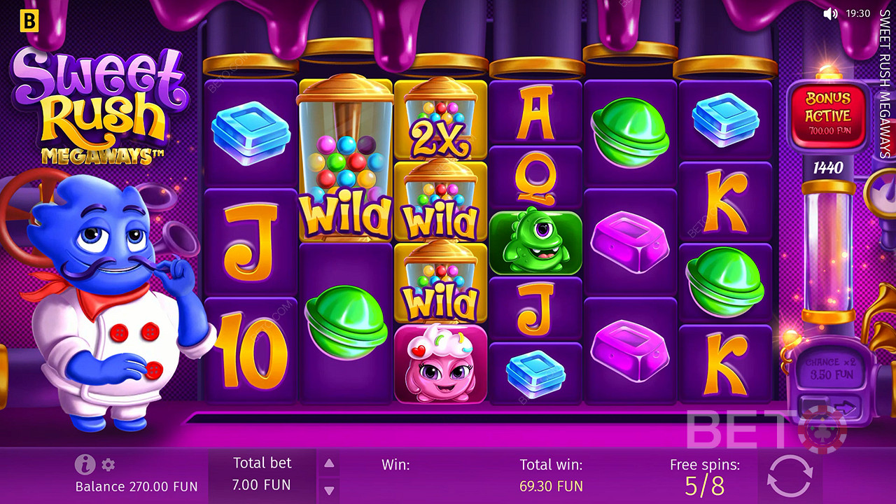 Sweet Rush Megaways Gratis Spelen