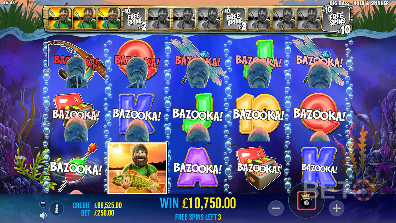 Bonusfuncties uitgelegd in Big Bass Bonanza Hold en Spinner door Reel Kingdom