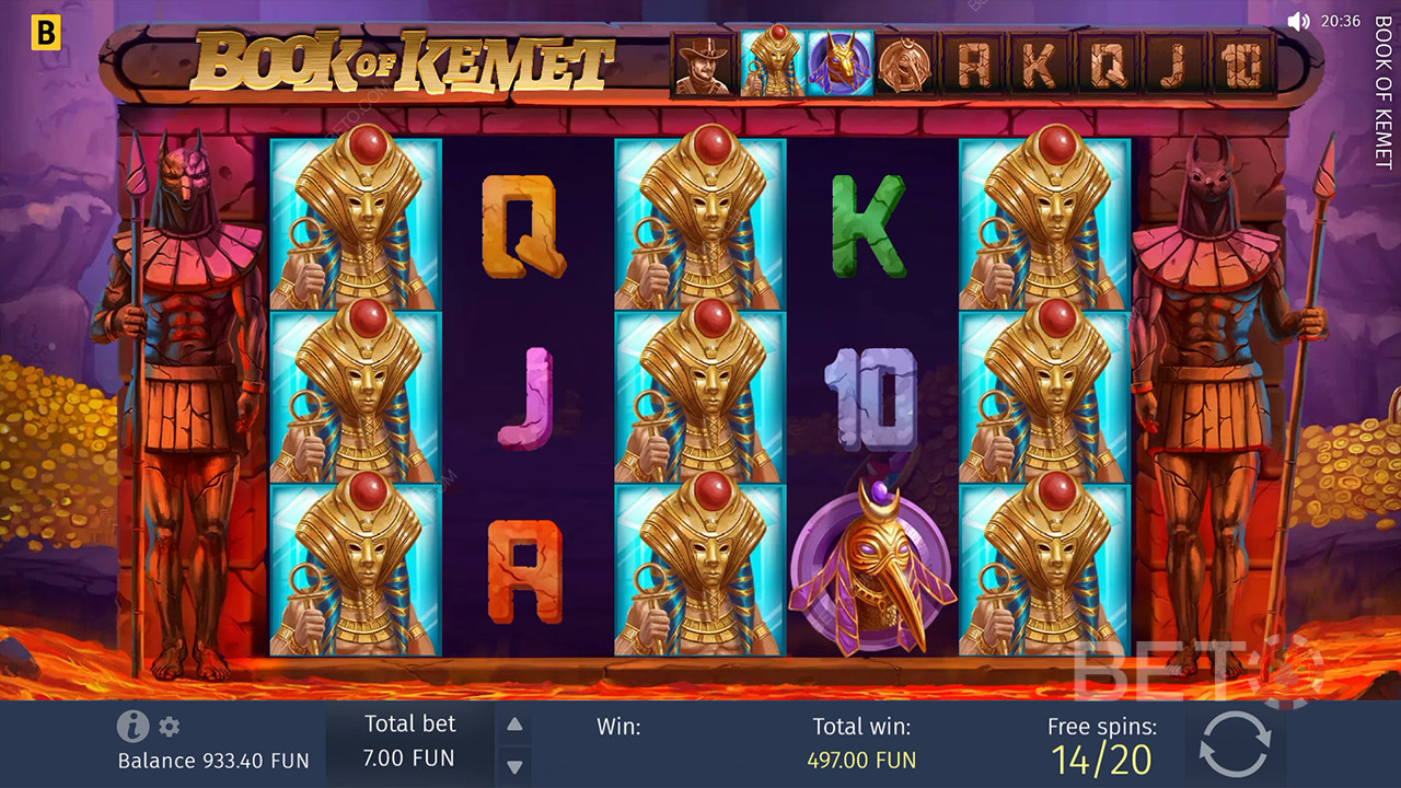 Boek van Kemet Review door BETO Slots