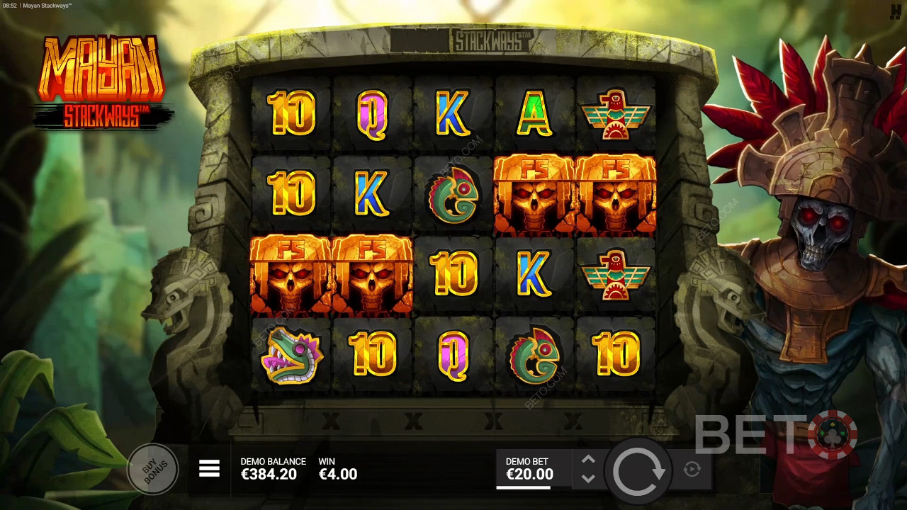 Mayan Stackways Beoordeling door BETO Slots