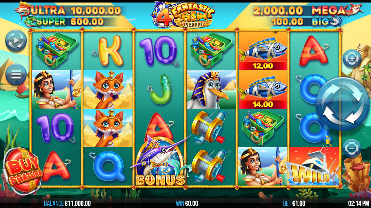 4 Fantastic Fish in Egypt Gratis Spelen