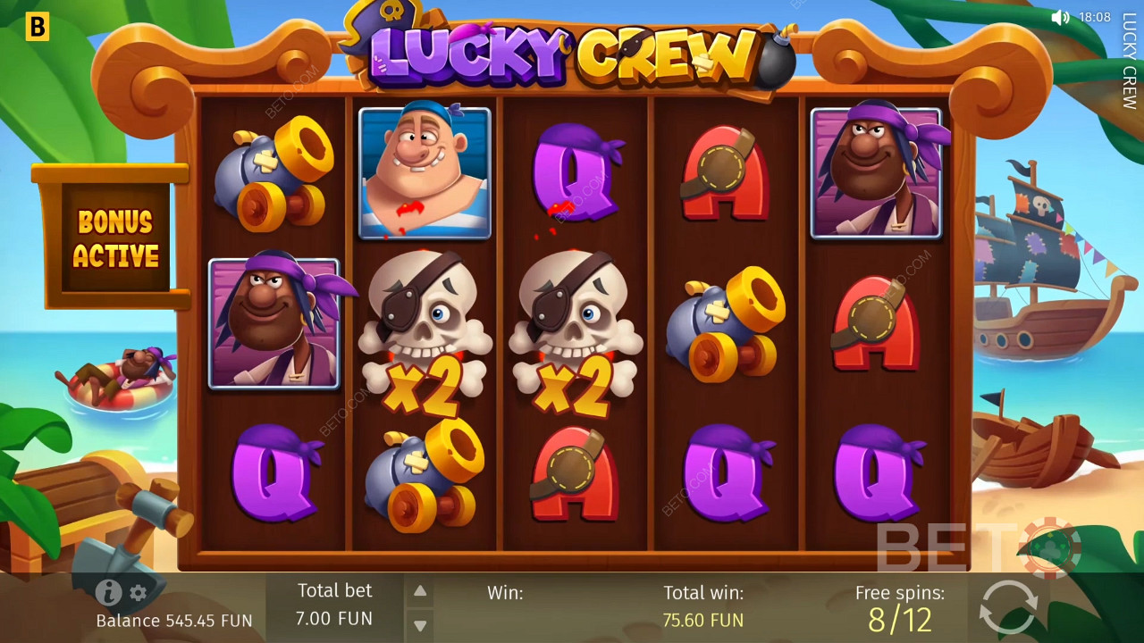 Lucky Crew Beoordeling door BETO Slots