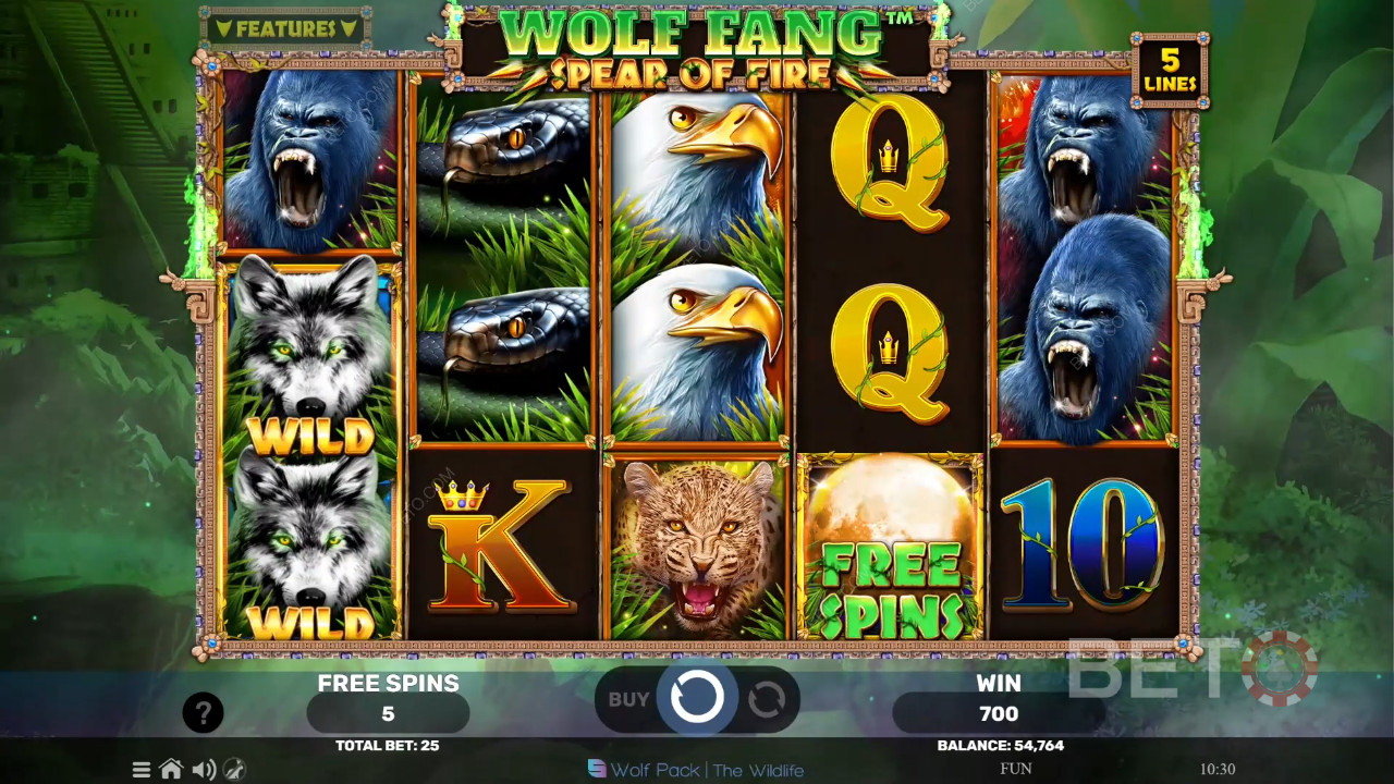 Wolf Fang Speer van Vuur Review door BETO Slots