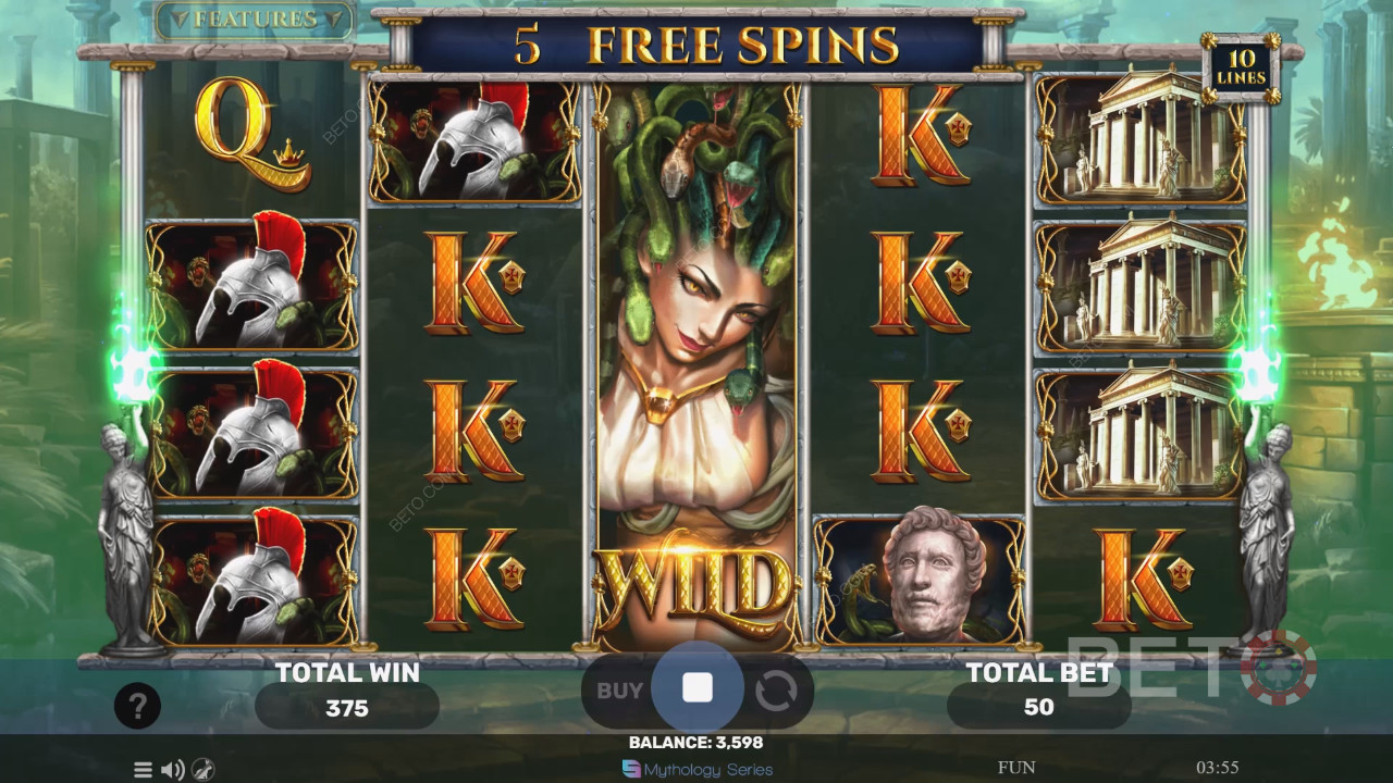 Verhaal van Medusa II Beoordeling door BETO Slots