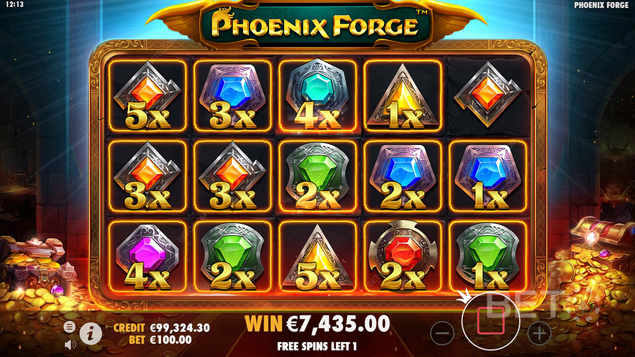 Bonusfuncties uitgelegd in Phoenix Forge door Pragmatic Play