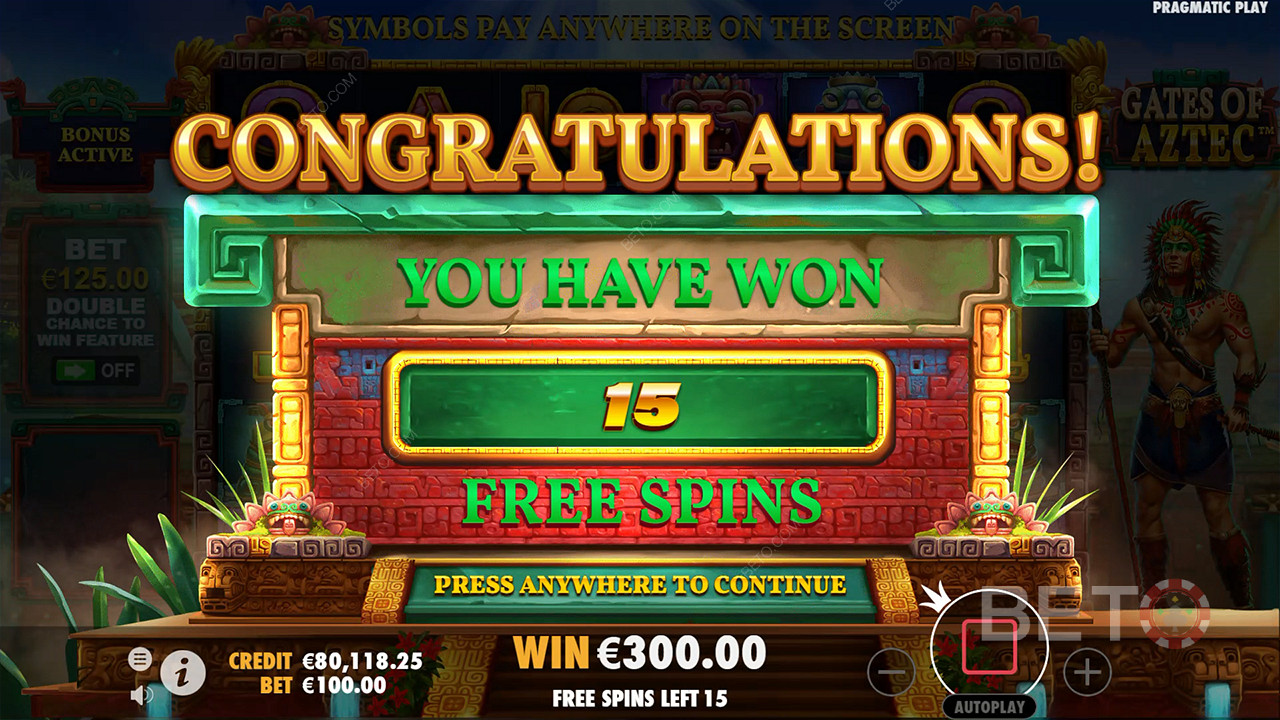 Win 5.000x je inzet in de Gates of Aztec Gokkast Online!