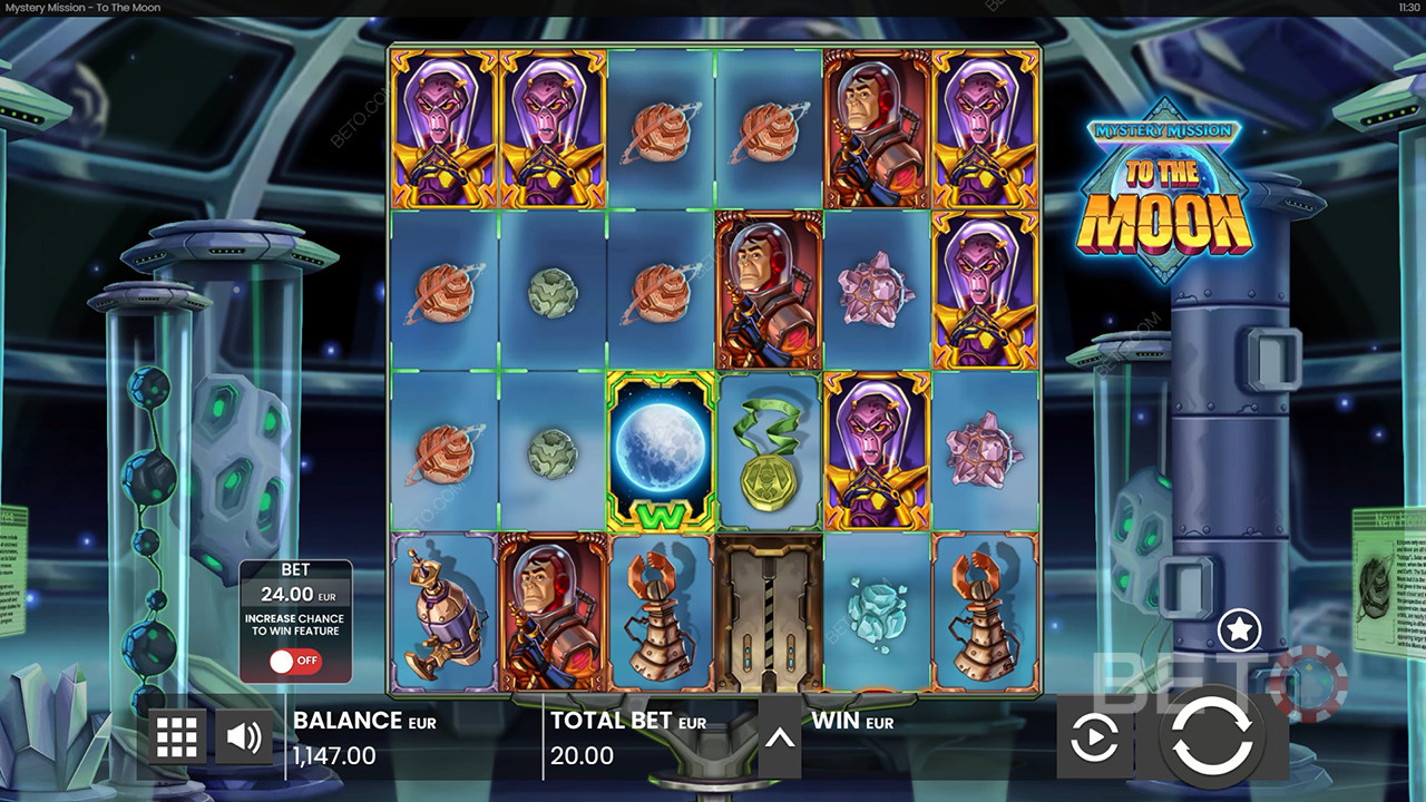 Mystery Mission to the Moon Review door BETO Slots