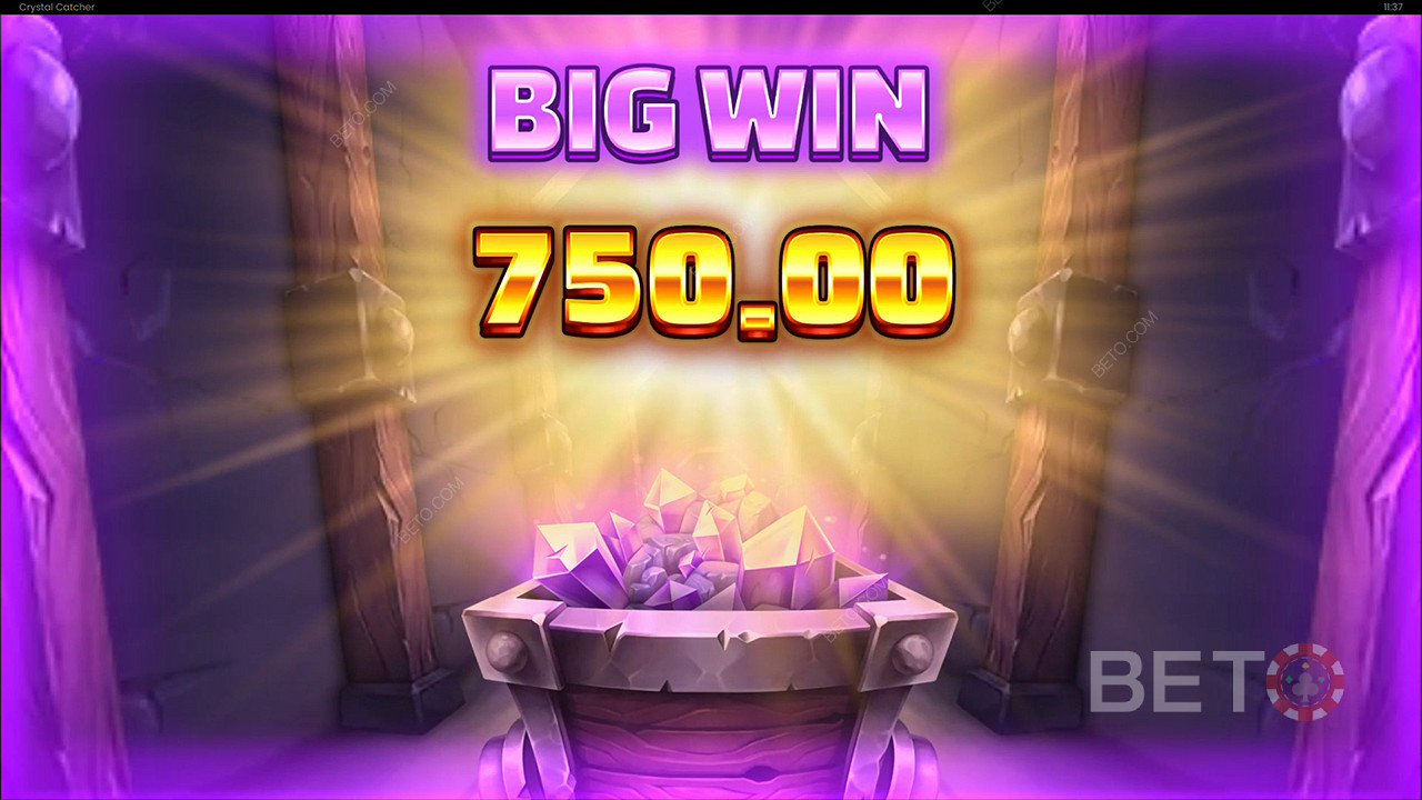 Win 5.000x je inzet in de Crystal Catcher Gokkast!