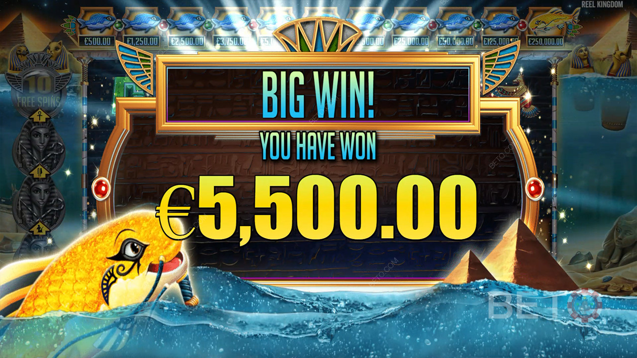 Win 10.000x je inzet in de Fish Eye gokkast online!