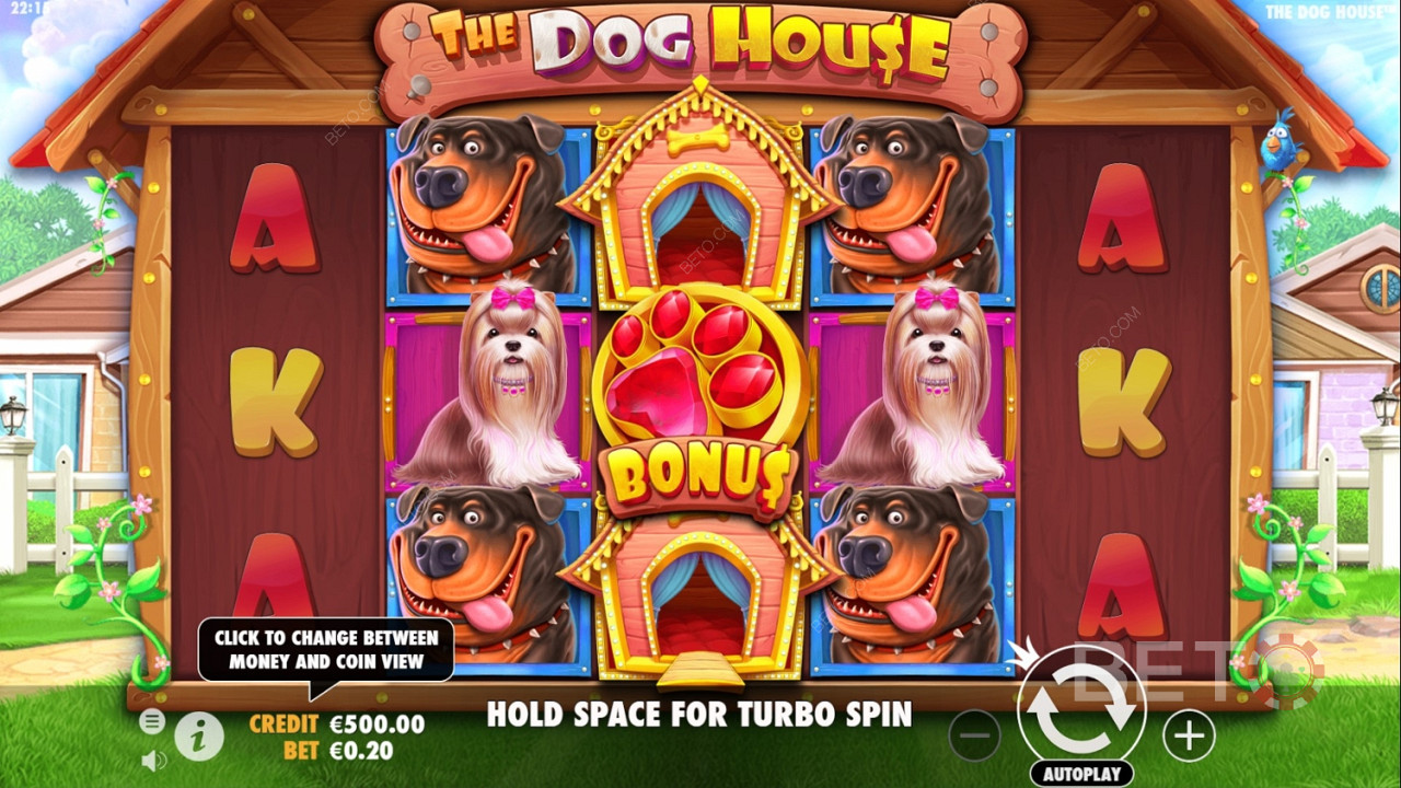 Speciale bonus in The Dog House speelautomaten