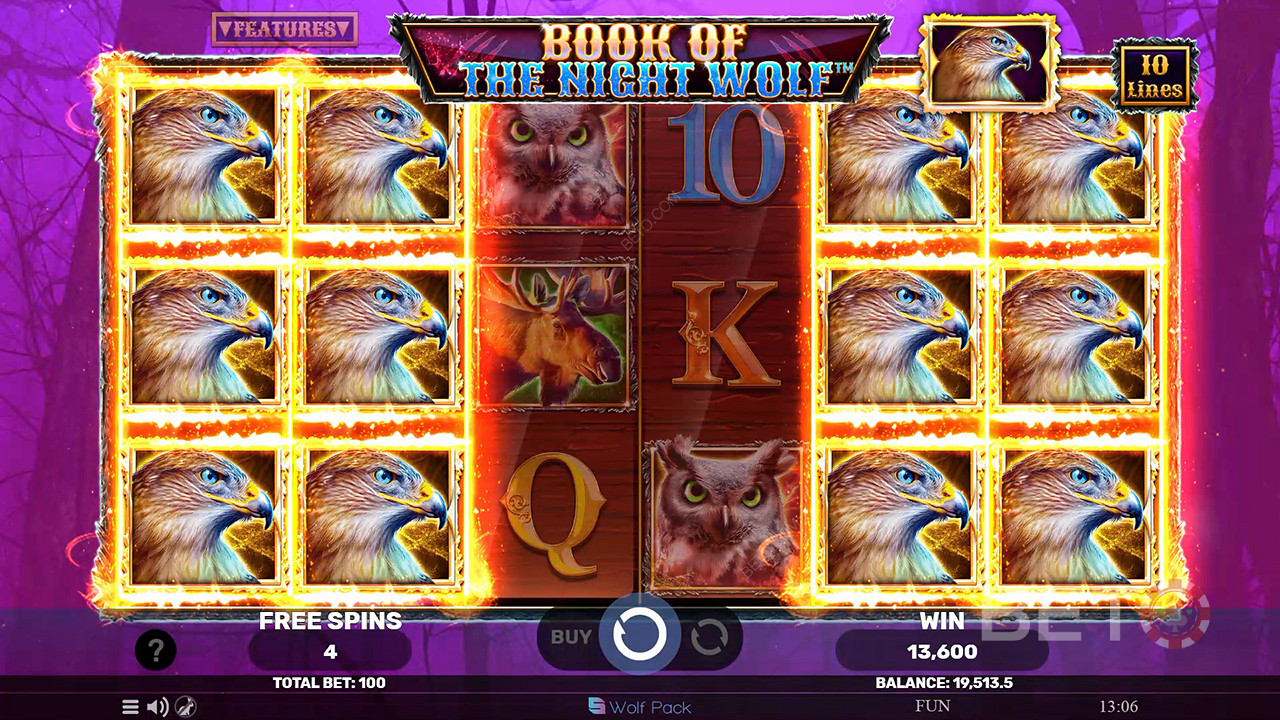 Book of the Night Wolf Gratis Spelen