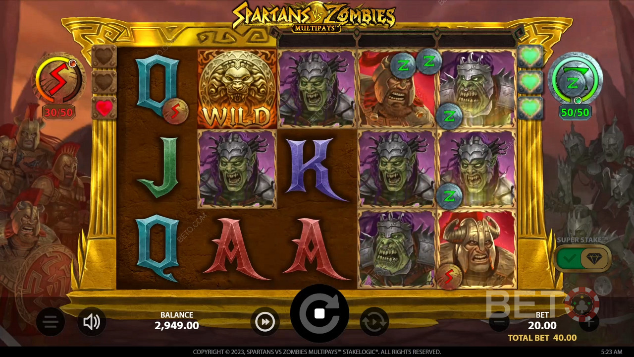 Spartans vs Zombies Gratis Spelen