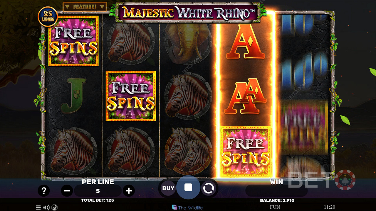 Majestic White Rhino Gratis Spelen
