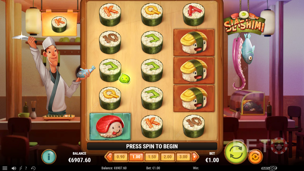 Slashimi Review door BETO Slots
