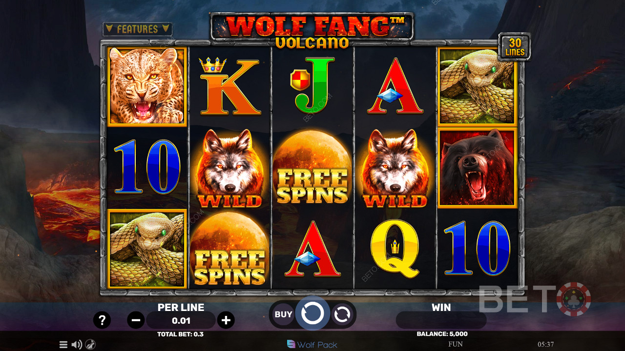 Wolf Fang - Volcano Gratis Spelen