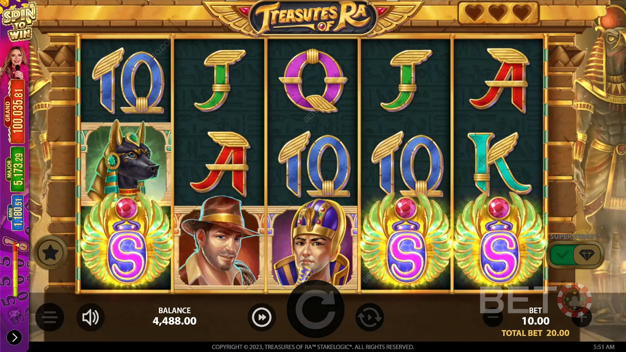 Treasures of Ra Gratis Spelen