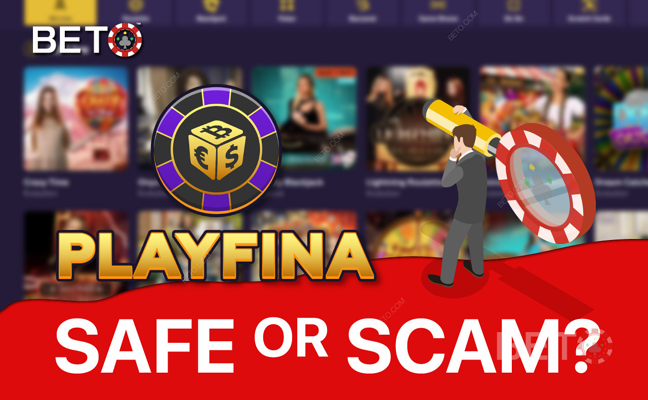 Playfina Casino - Is het veilig of een scam?