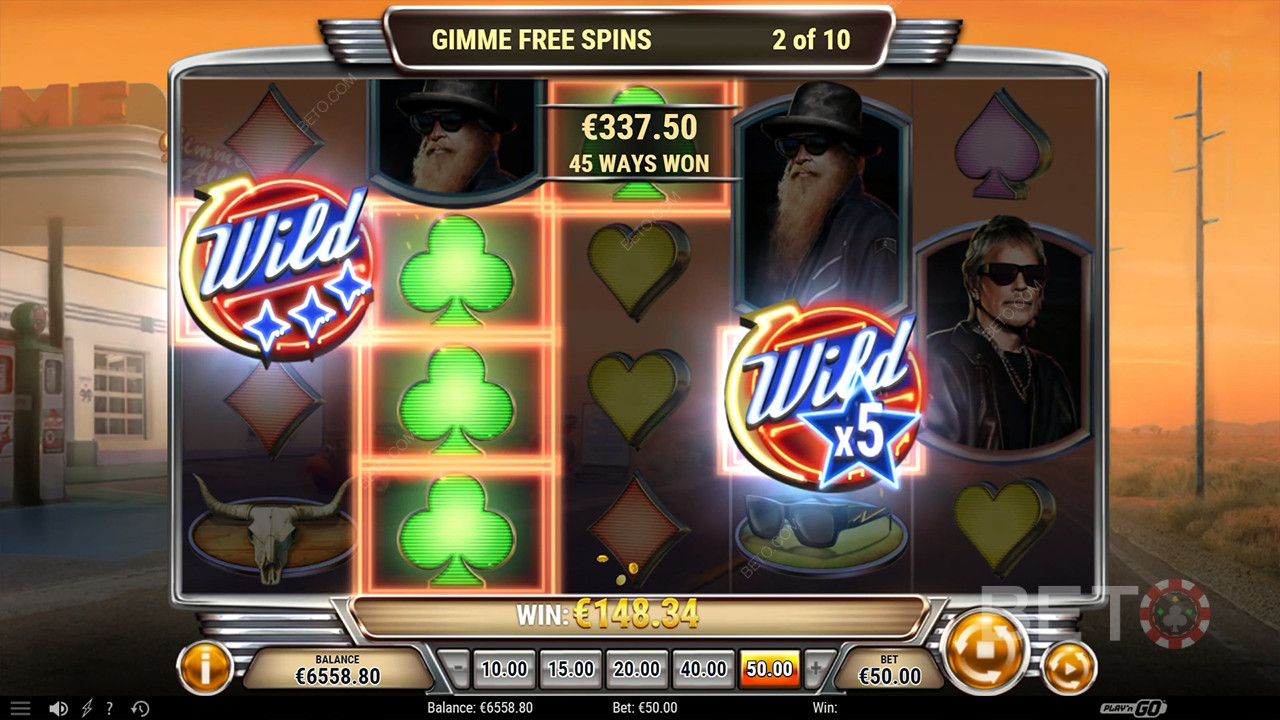 ZZ Top Roadside Riches Review door BETO Slots