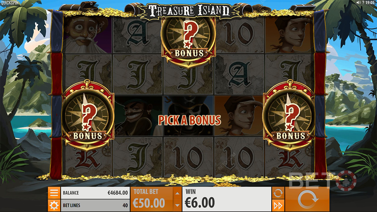 Treasure Island Review door BETO Slots