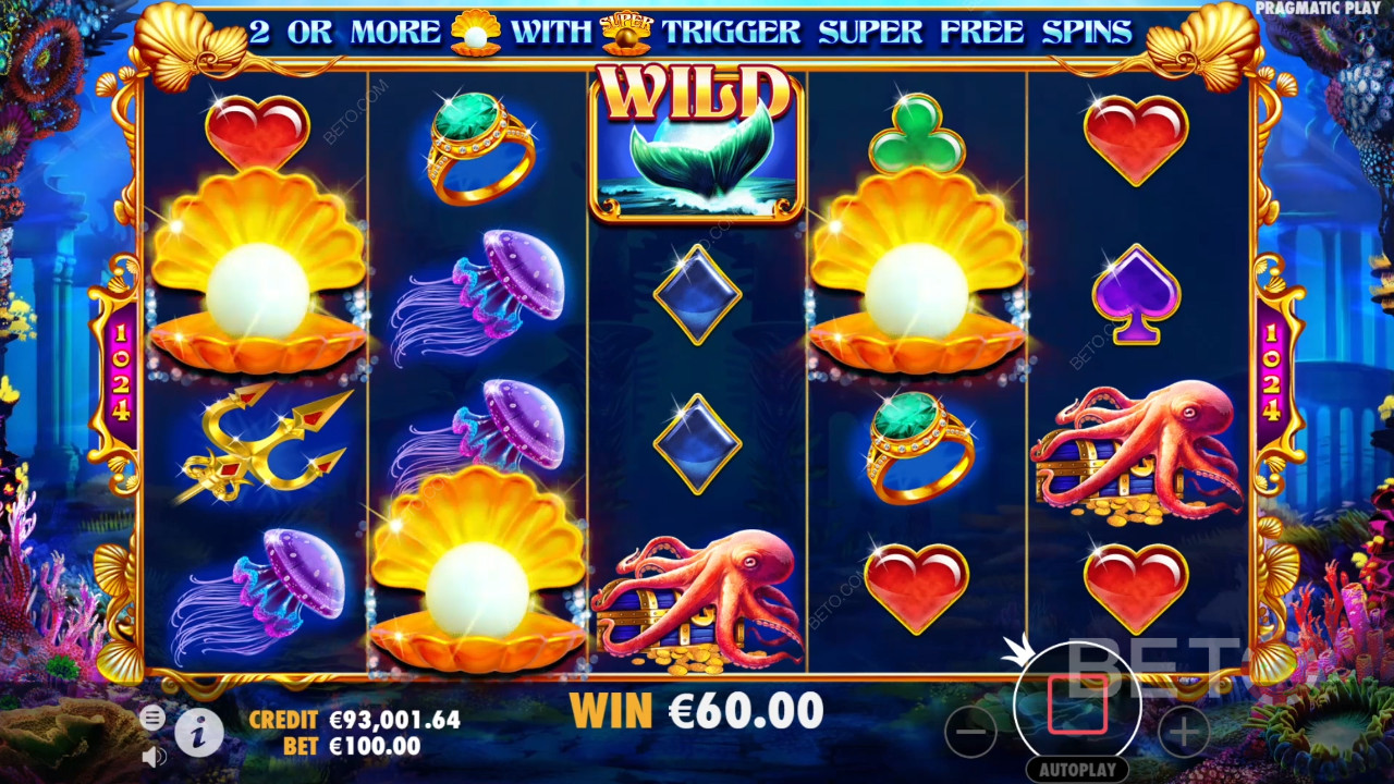 Queen of Atlantis Beoordeling door BETO Slots