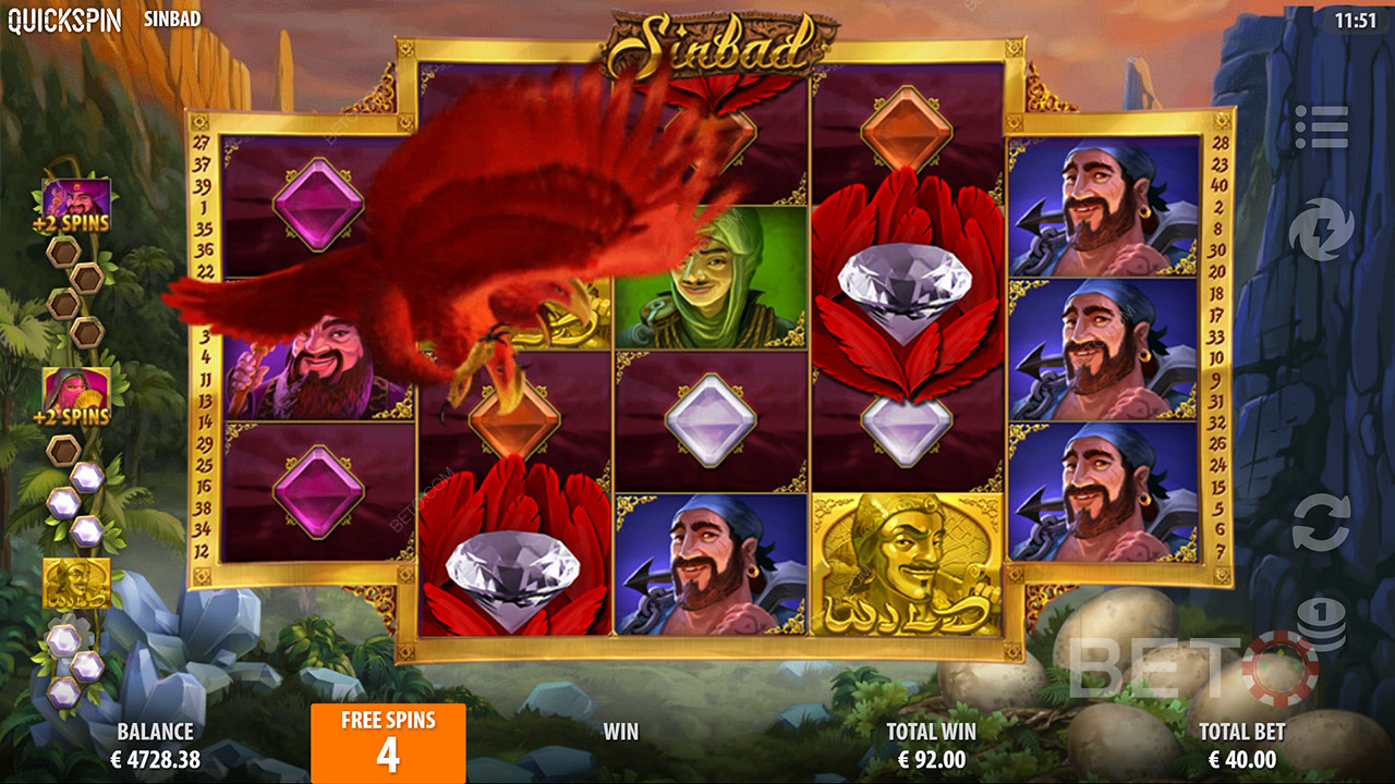 Sinbad (Quickspin)  Gratis Spelen
