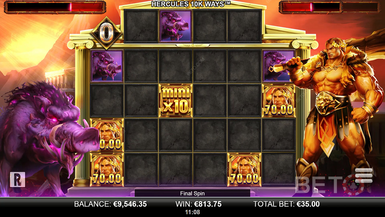 Hercules 10K WAYS recensie door BETO Slots
