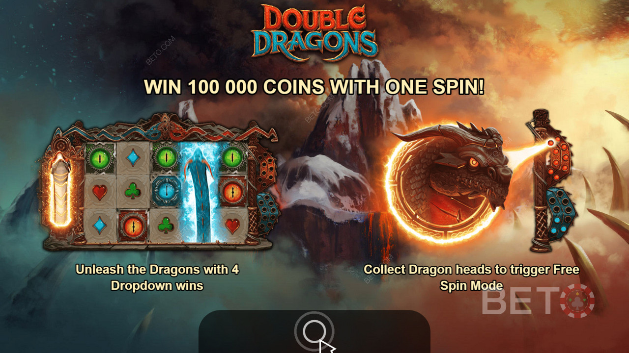 Gebruik de kracht van de draken om grote winsten te behalen in de Double Dragons slot
