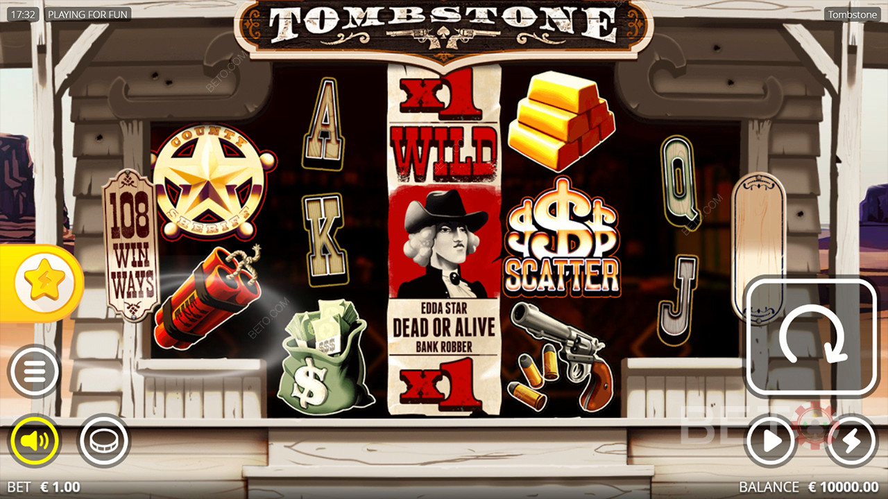 Tombstone Beoordeling door BETO Slots