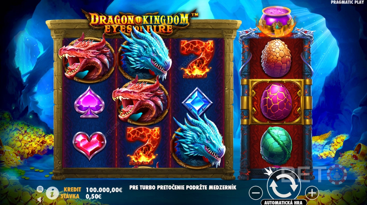Dragon Kingdom Ogen van Vuur Video Slot