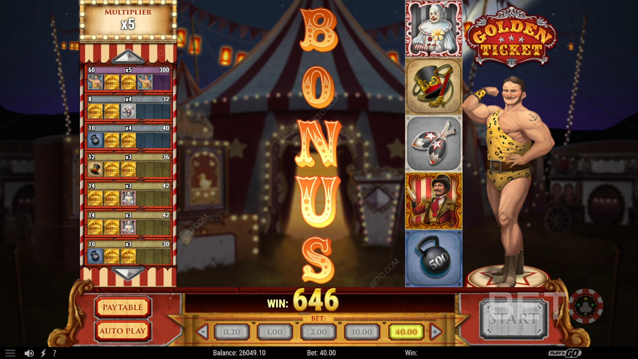 Golden Ticket (Play'n Go) Gratis Spelen