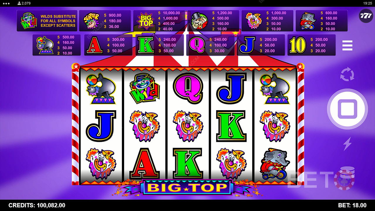 Big Top Gratis Spelen