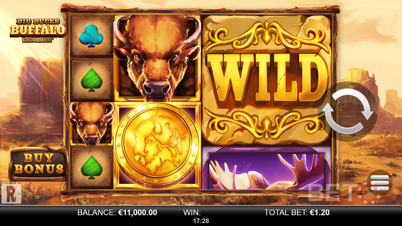 Big Bucks Buffalo Gigablox Review door BETO Slots