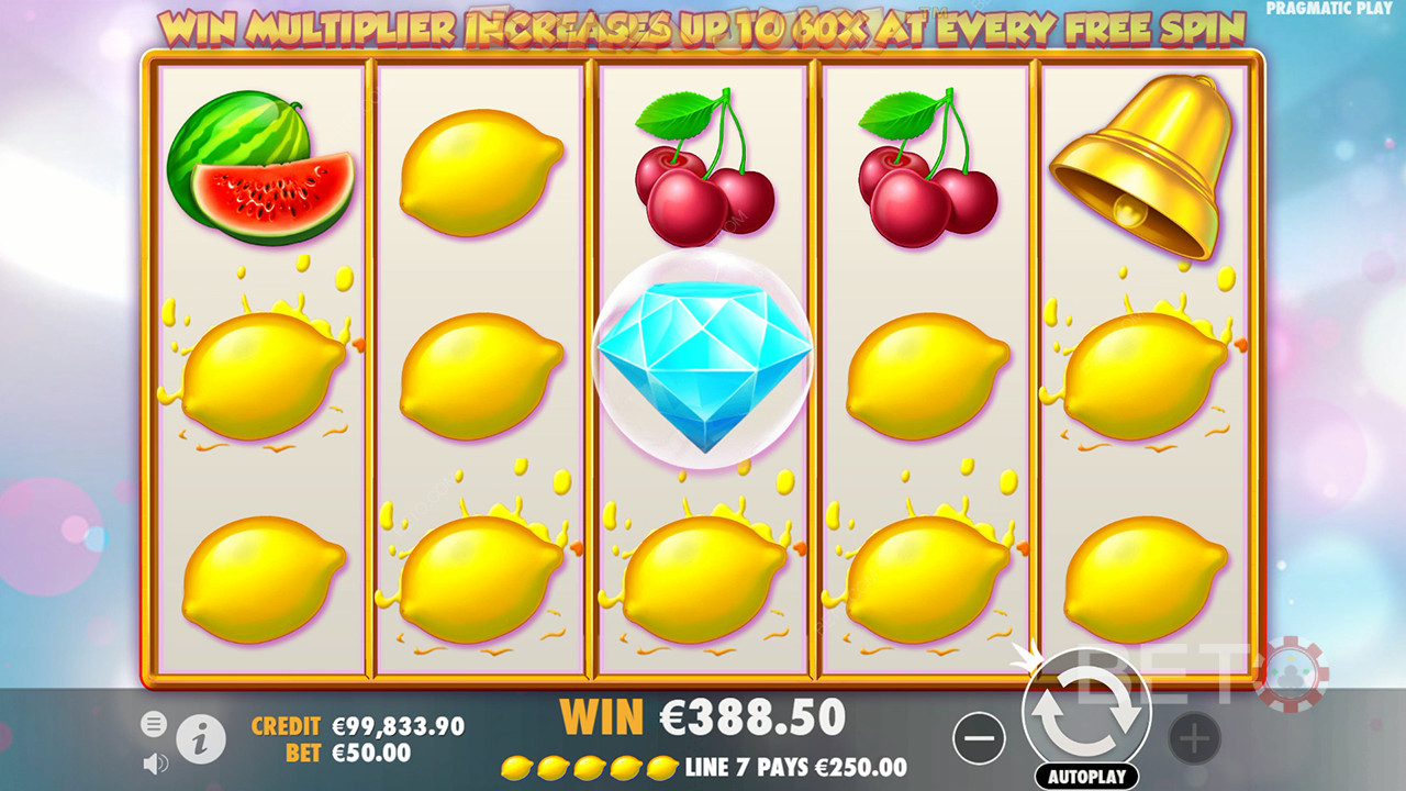 Bonusfuncties uitgelegd in Extra Sappig door Pragmatic Play