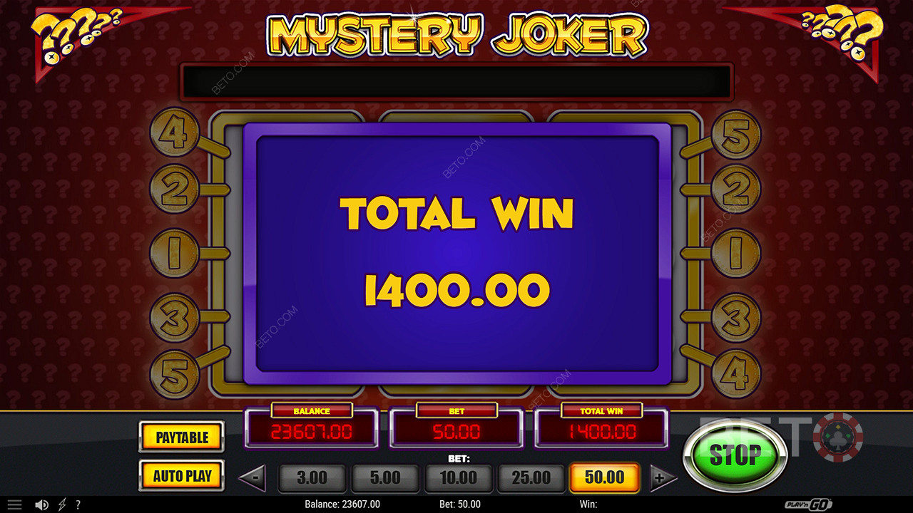 Win 6.020x je inzet in de Mystery Joker videoslot!