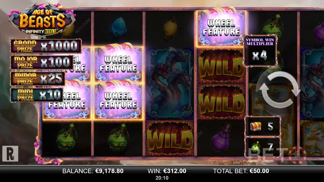 Age of Beasts Oneindige rollen recensie door BETO Slots