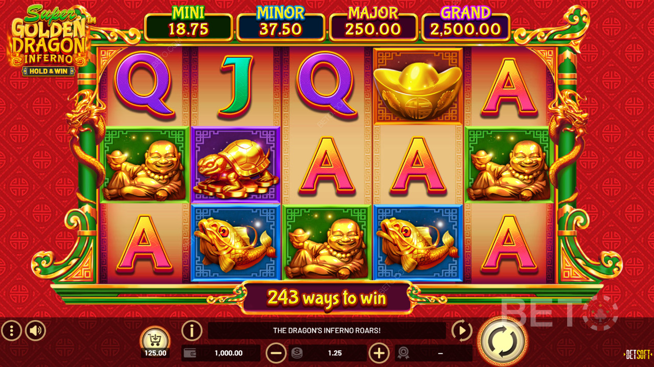 Super Golden Dragon Inferno Beoordeling door BETO Slots