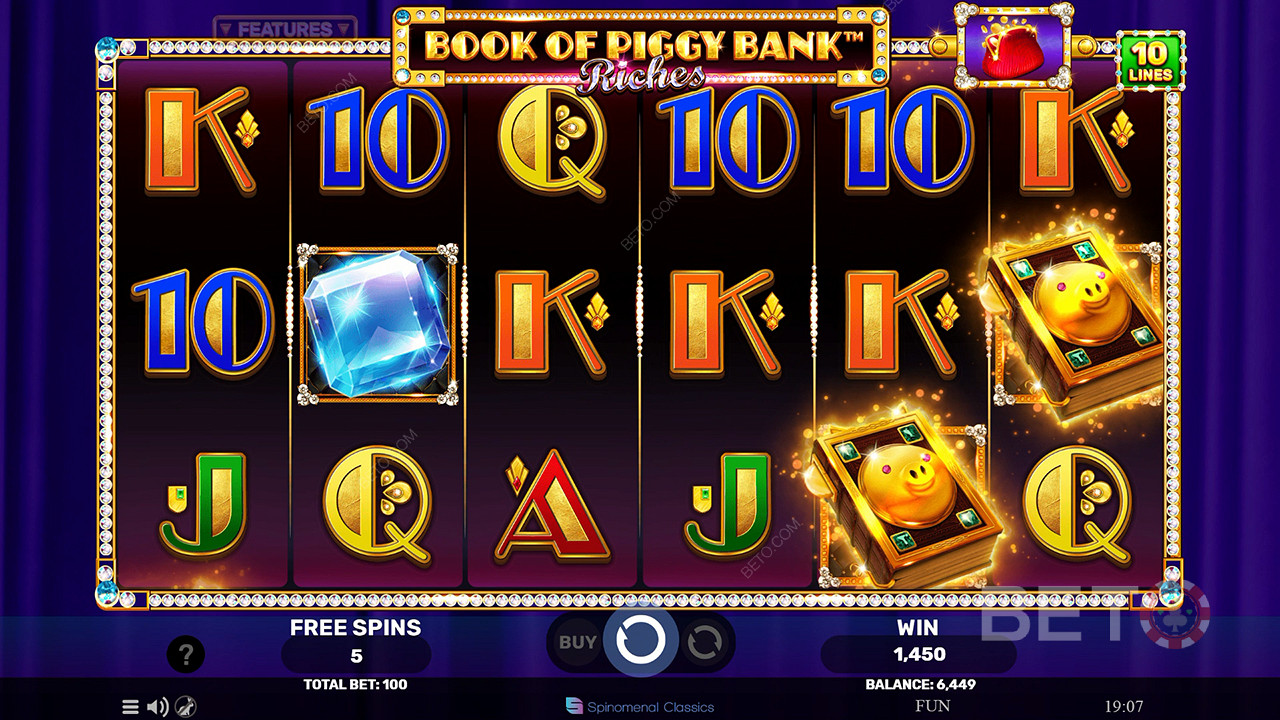 Book Of Piggy Bank - Riches Gratis Spelen