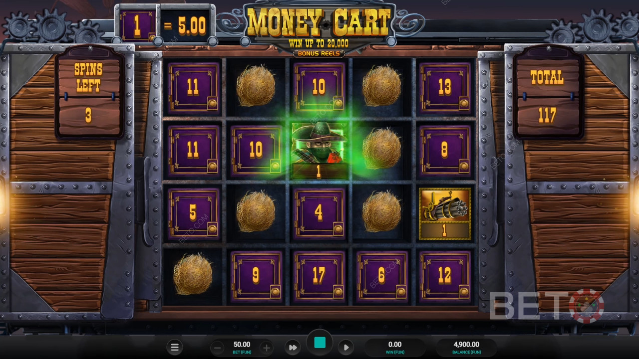 Geldkar Bonus Reels Review door BETO Slots