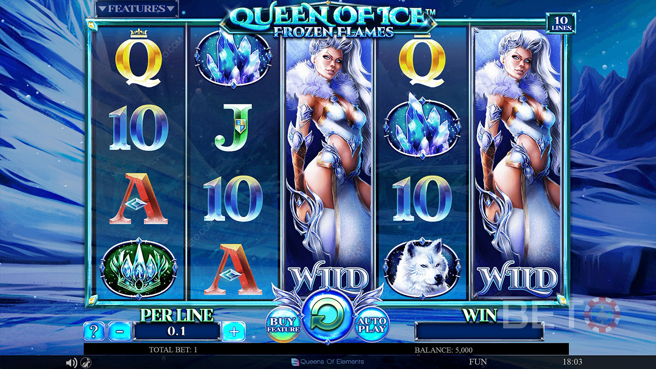 Queen of Ice Frozen Flames  Gratis Spelen