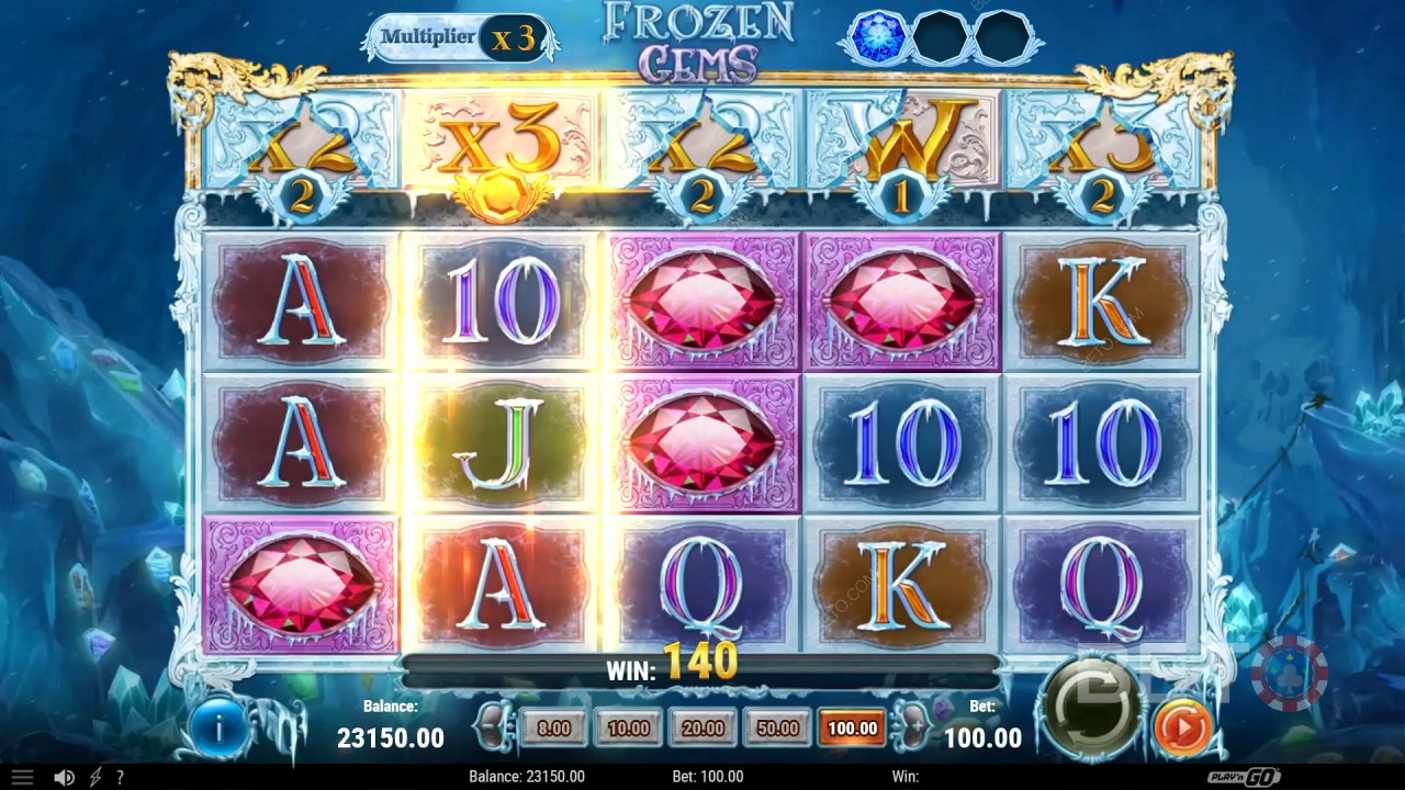 Frozen Gems Gratis Spelen