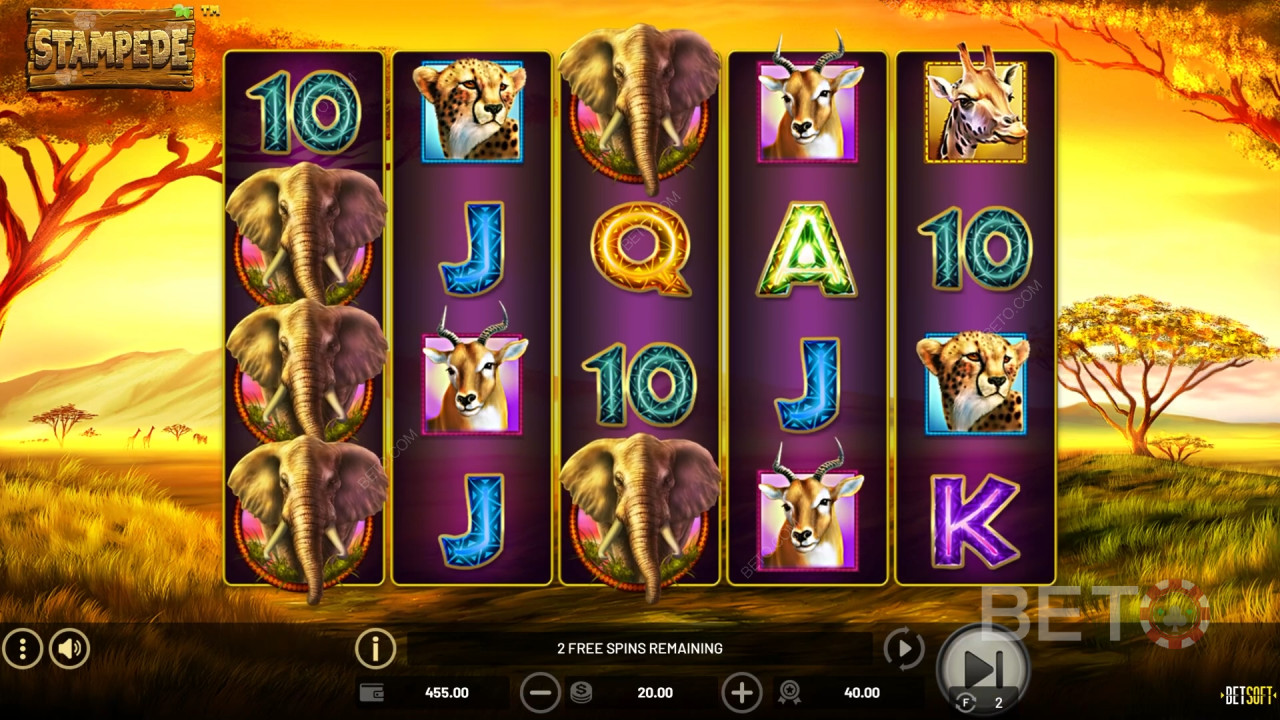 Stampede Beoordeling door BETO Slots