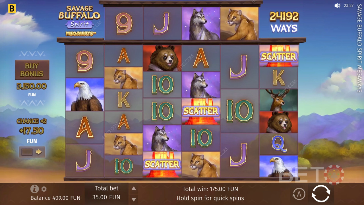 Savage Buffalo Spirit Megaways Beoordeling door BETO Slots