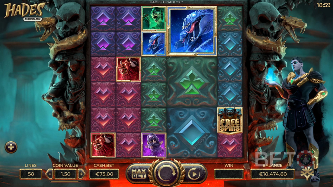 Hades Gigablox  Gratis Spelen