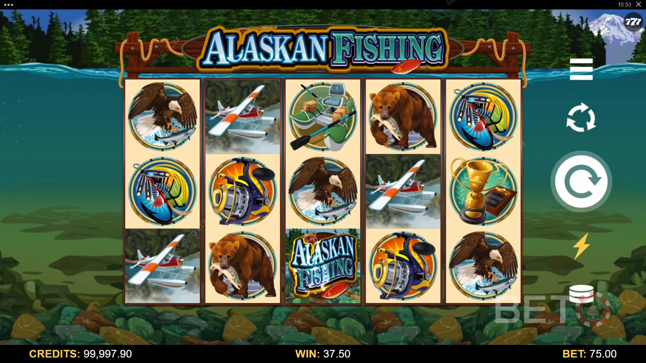 De Alaskan Fishing Slot is een uniek visavontuur